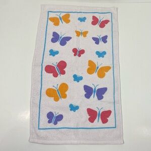 Vintage Butterfly Tea Towel Bathroom Kitchen 80’s 90’s